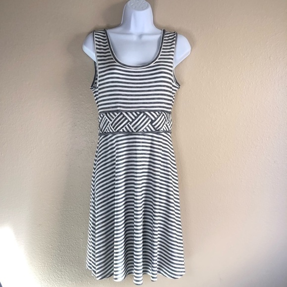 Max Studio Stripped Fit & Flare Dress Size XS - Picture 1 of 11